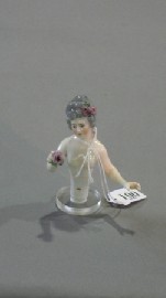 Appraisal: A Drestle and Kister porcelain nude half doll with moulded