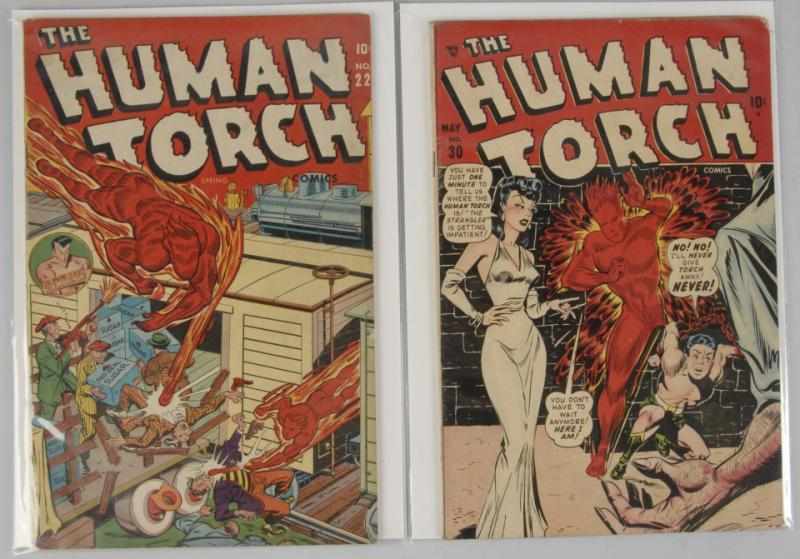 Appraisal: Lot of s The Human Torch Comics Description This lot