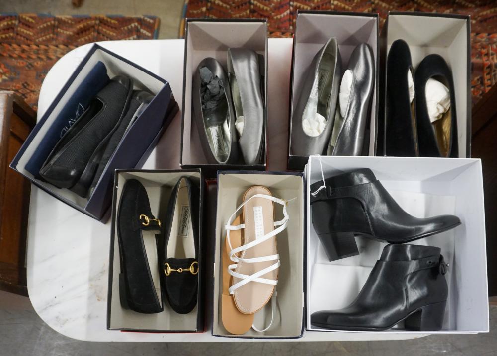 Appraisal: Seven Pairs of Shoes Vince Joan David Saks Perry Ellis