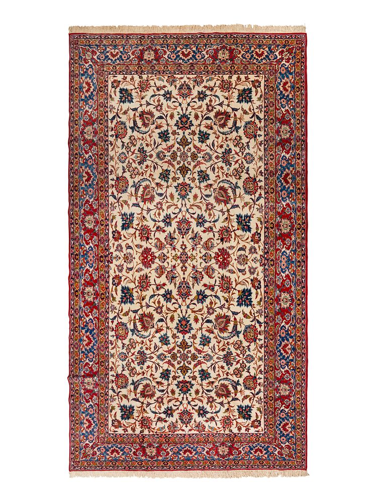 Appraisal: An Isfahan Wool Rug An Isfahan Wool Rug Circa feet