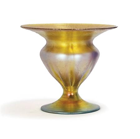 Appraisal: Tiffany Favrile Glass Vase Estimate -