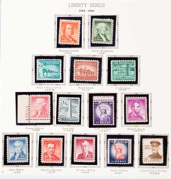 Appraisal: Selection of definitive stamps - ' Scott - including a