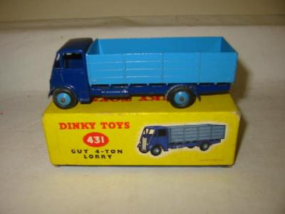 Appraisal: Guy four ton lorry two tone blue boxed G Illustrated