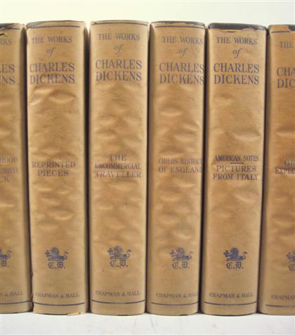 Appraisal: vols Dickens Charles The Works London Chapman and Hall vo