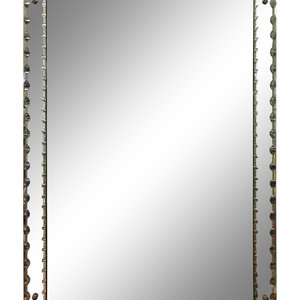 Appraisal: A Contemporary Venetian Style Mirror th Century Height x width