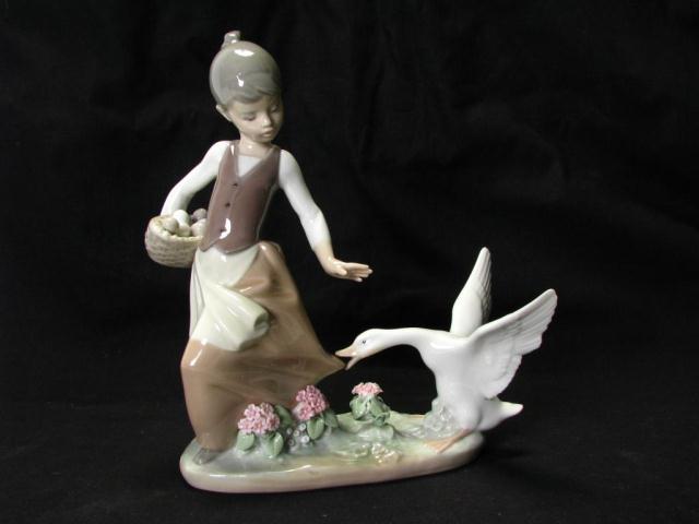 Appraisal: Lladro ''Aggressive Goose'' issue year retire year Juan Huerta no