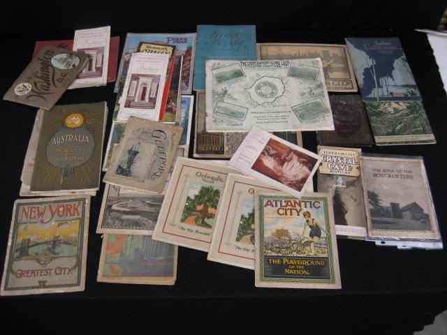 Appraisal: Collection of Postcard Booklets travel booklets Exposition Blue Ridge more