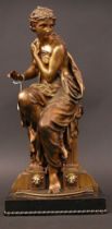 Appraisal: Etienne Henri Dumaige French - A Gilt bronze of a