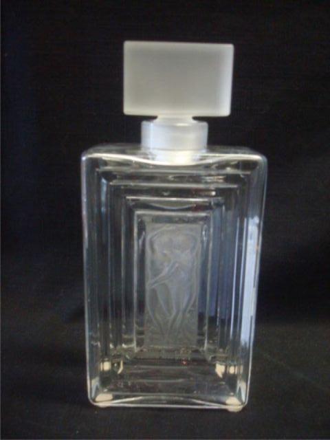 Appraisal: Signed LALIQUE France Perfume Bottle From a City Island location