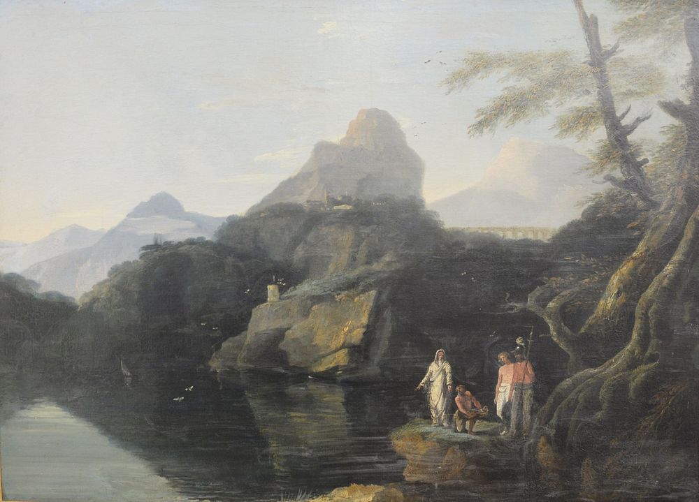 Appraisal: In the Manner of William Hodges British - Mountainous landscape