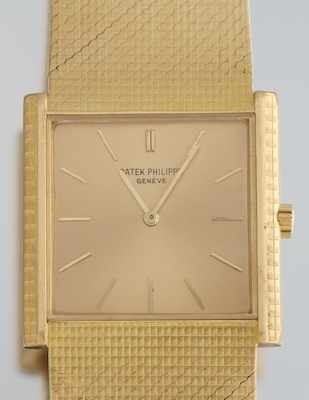 Appraisal: A Patek Philippe Gentleman's k Gold Watch and Bracelet Ref