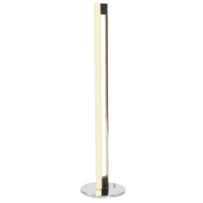 Appraisal: Eileen Gray floor lamp by Images of America chrome base