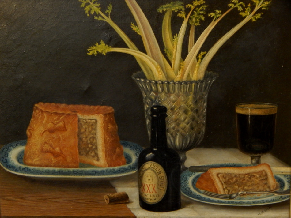 Appraisal: M E Hall th thC Still life oil on canvas