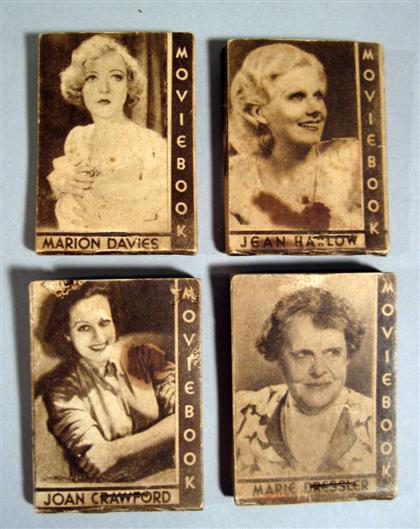 Appraisal: pieces Hollywood Motion Picture Flip Books ca Joan Crawford Marion