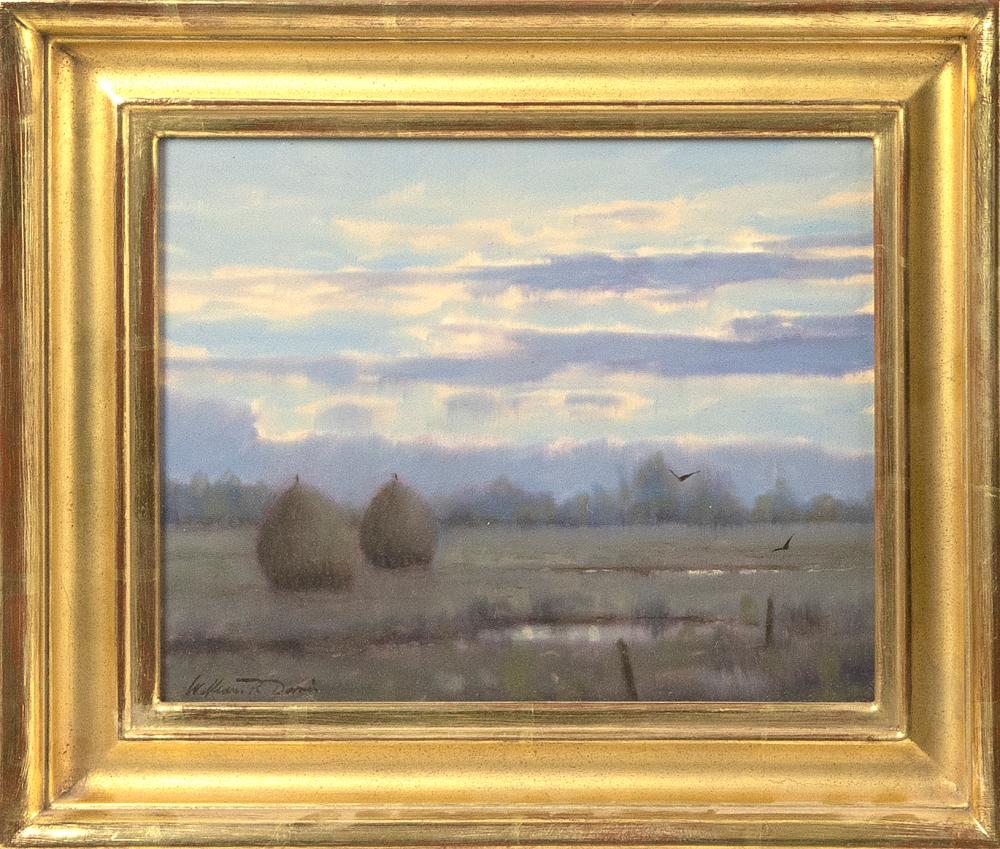 Appraisal: WILLIAM R DAVIS MASSACHUSETTS B SALT HAY ON THE MARSH