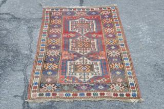 Appraisal: Caucasian Kazak Rug Caucasian Kazak Rug ' wide ' long