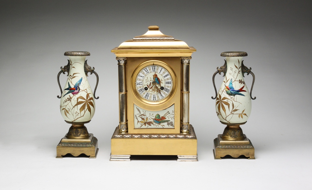 Appraisal: Late th-early th century All three pieces marked Louis C