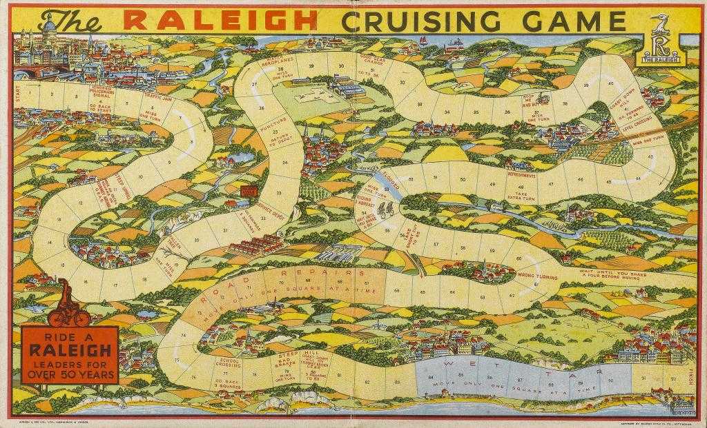 Appraisal: THE RALEIGH CYLING CO LTD THE RALEIGH CRUISING GAME board