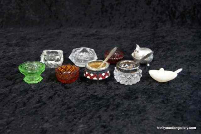 Appraisal: Vintage Individual Salts CollectionThis is for a group of vintage