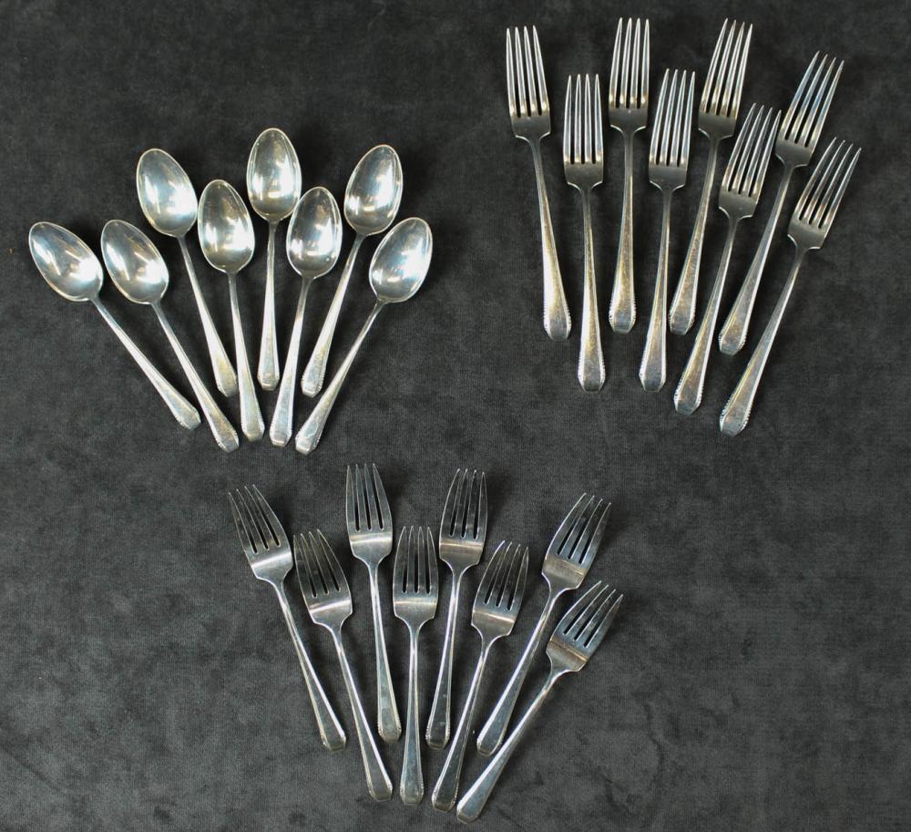 Appraisal: STERLING SILVER FLATWARE SET Cascade pattern by Towle Silver Co