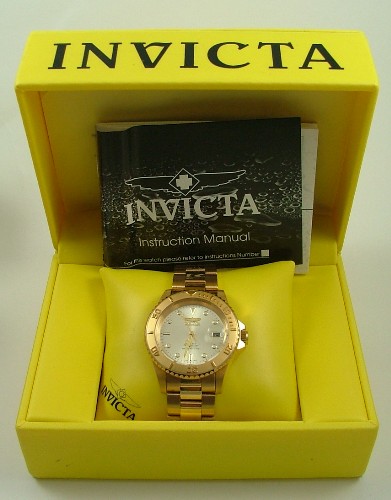 Appraisal: MAN'S INVICTA WRISTWATCH with jewel auto-wind movement exhibition back rotating