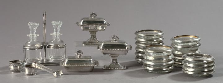 Appraisal: Forty-Piece Collection of Sterling and Silverplate Hollowware and Flatware including