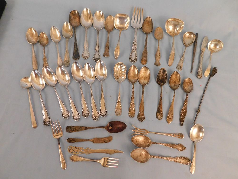 Appraisal: ASSORTED STERLING FLATWARE PIECES Lot of assorted sterling flatware including