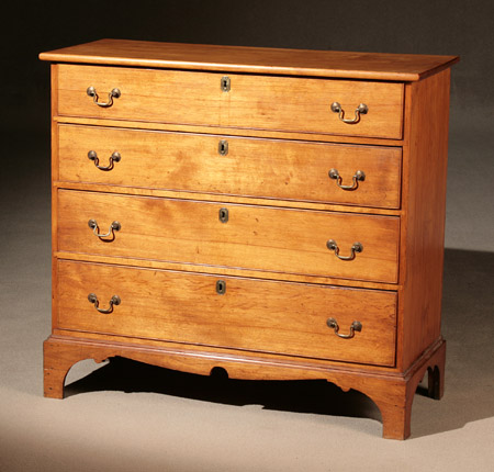 Appraisal: Federal Maple Chest of Drawers New England Probably Connecticut River