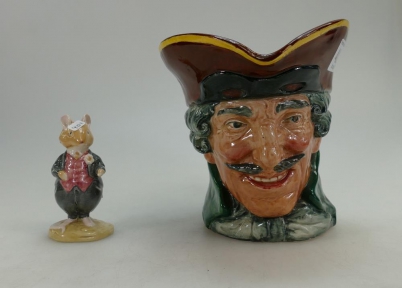 Appraisal: Royal Doulton Large Character Jug Dick Turpin together with Brambley