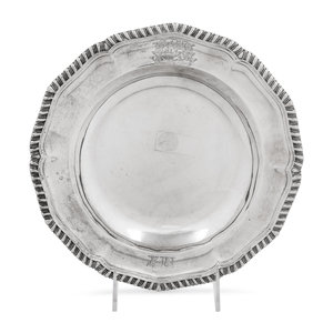 Appraisal: A Paul Storr William IV Silver Soup Bowl London having