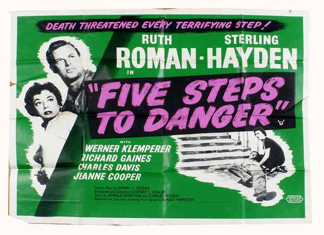 Appraisal: FIVE STEPS TO DANGER United Artists adventure starring Ruth Roman