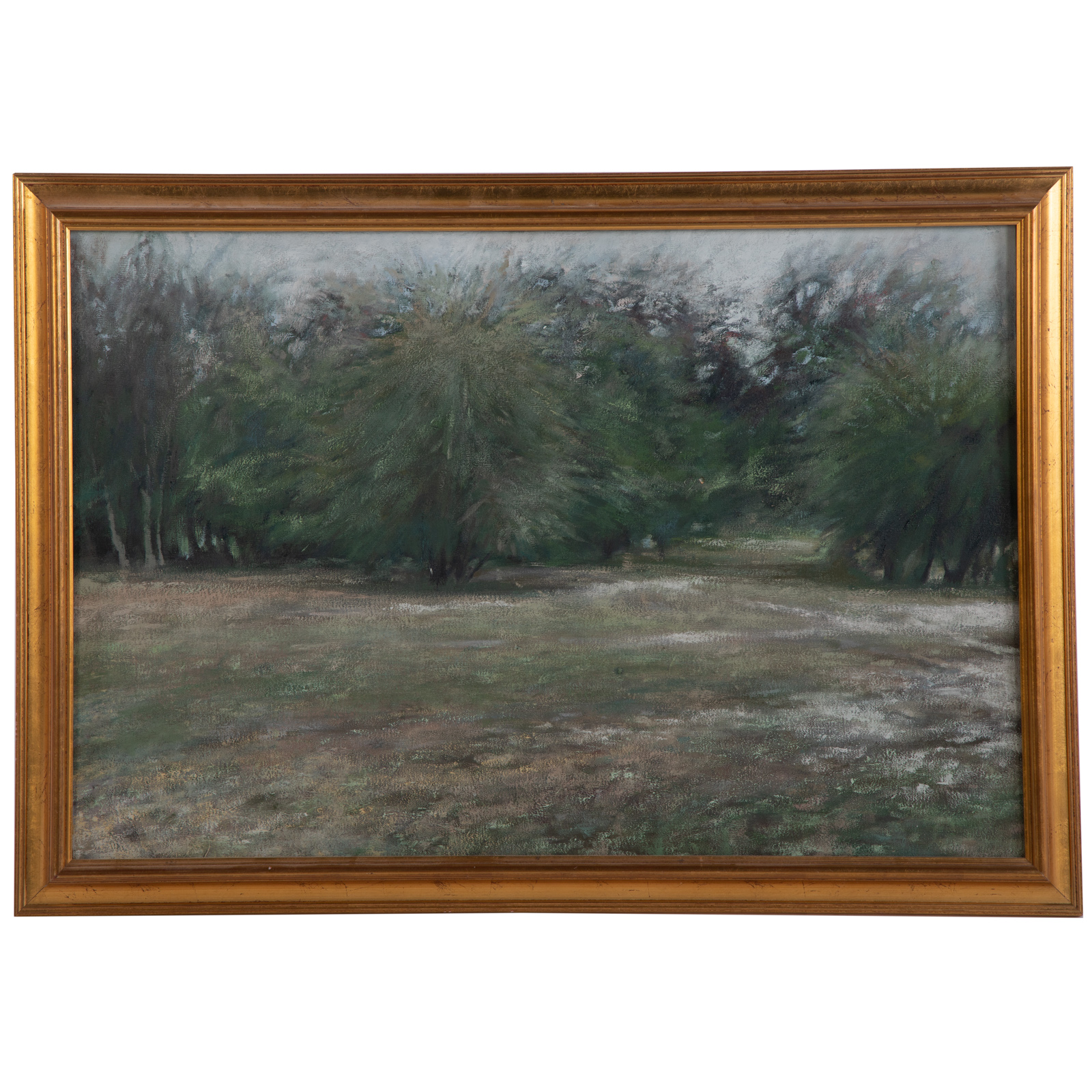 Appraisal: ELZBIETA SIKORSKY GREEN LANDSCAPE OIL ON CANVAS American th st