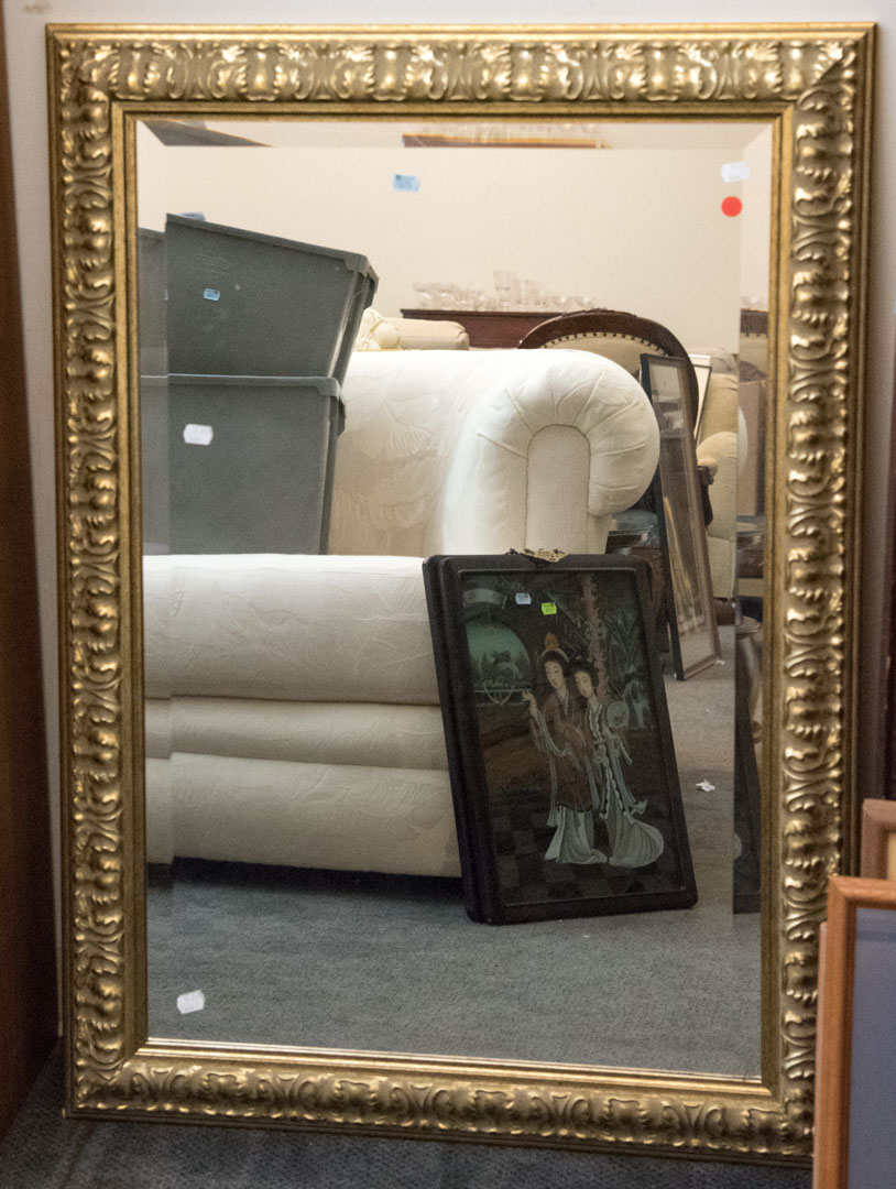 Appraisal: Gilt framed mirror