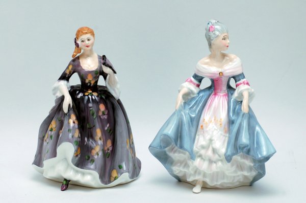 Appraisal: Two Royal Doulton figurines of women in their original boxes