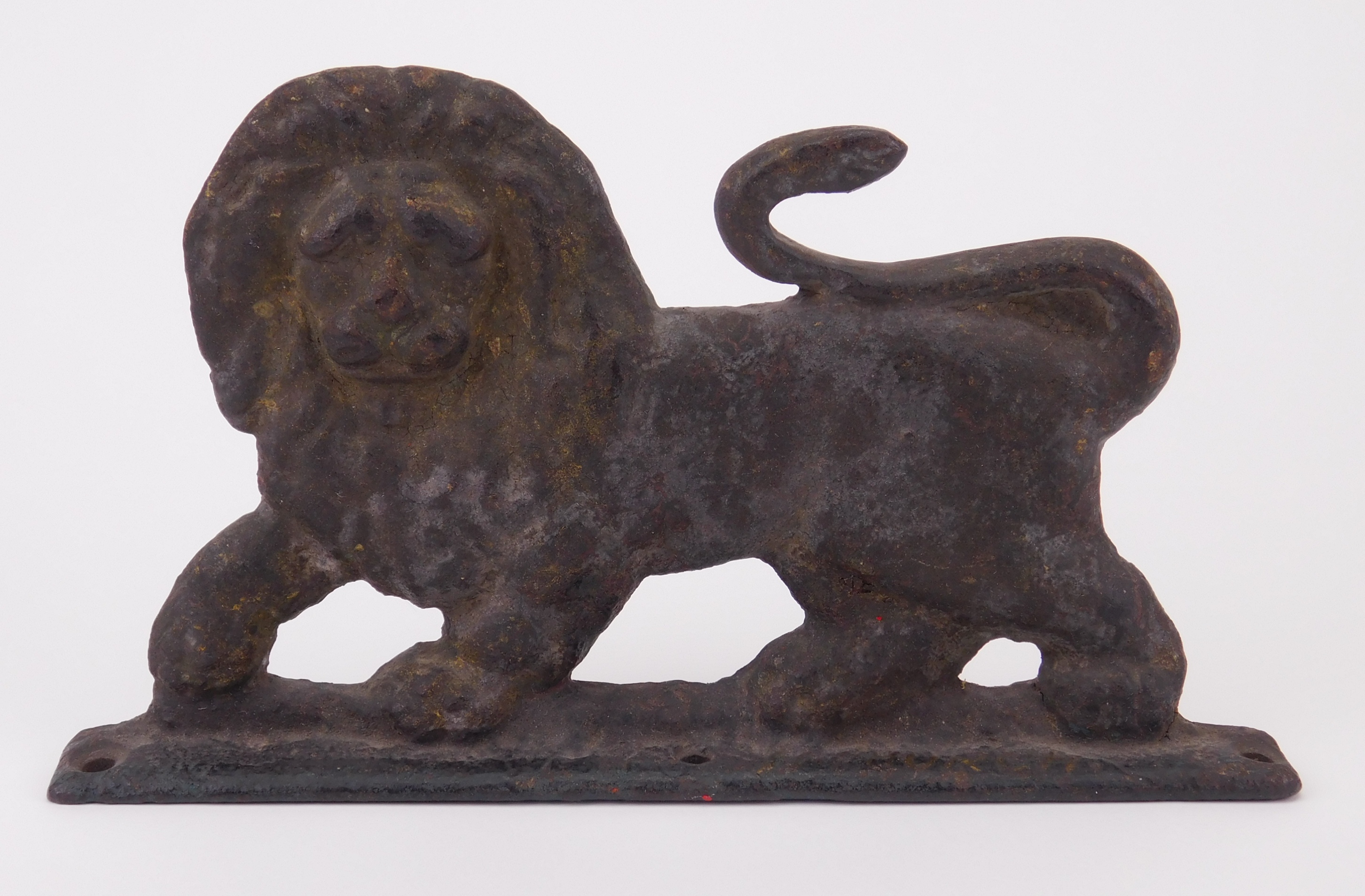 Appraisal: Henry Church American - - Lion- cast iron marker signed