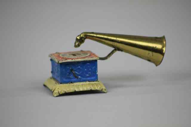 Appraisal: PHONOGRAPH PENNY TOY Meier Germany lithographed and spirit painted early