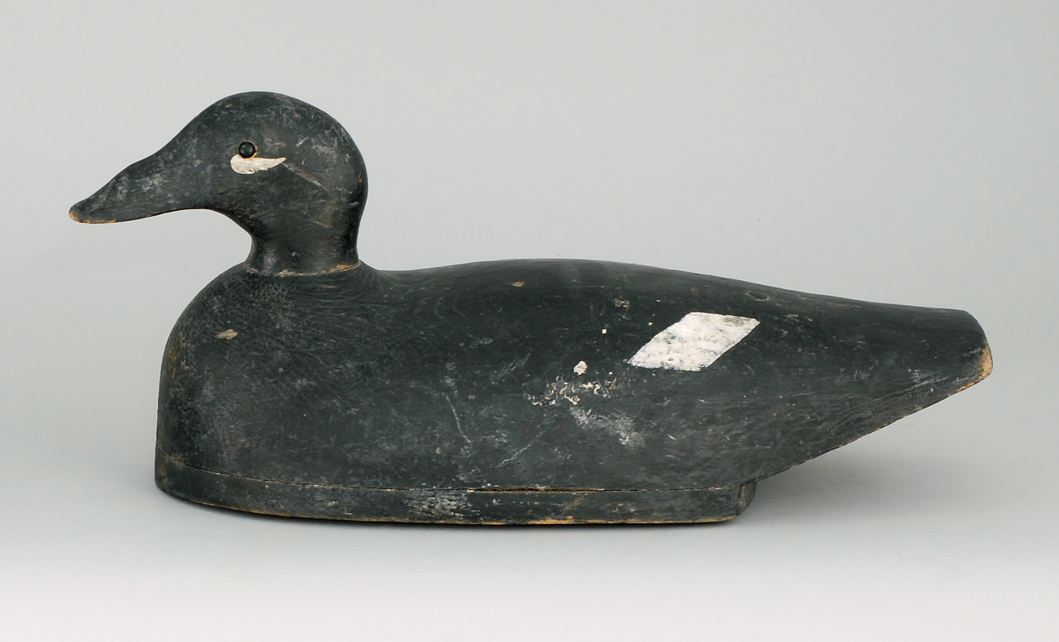 Appraisal: SELF-BAILING WHITE-WINGED SCOTER DECOY By Joe Lincoln of Accord Massachusetts