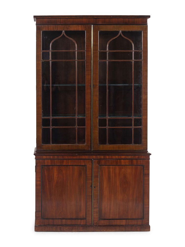 Appraisal: A George III Mahogany Bookcase A George III Mahogany Bookcase