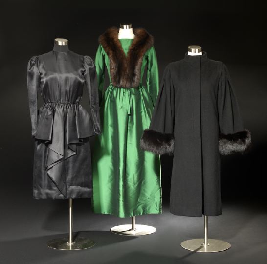 Appraisal: Four-Piece Collection of American Couture from Women Designers composed of