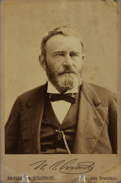 Appraisal: Cabinet card photograph of Ulysses S Grant - x minor