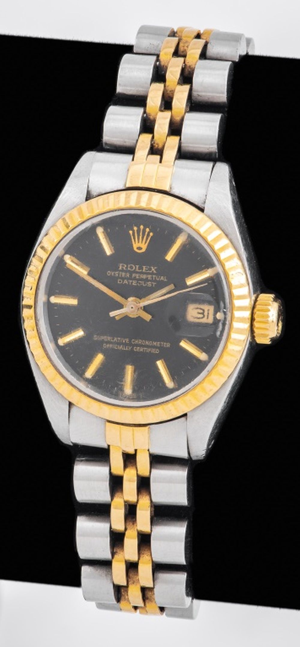 Appraisal: ROLEX STEEL K YELLOW GOLD LADIES DATEJUST Rolex ladies Oyster