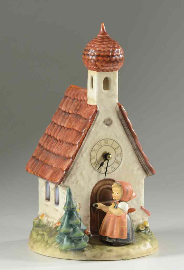 Appraisal: GERMAN HUMMEL PORCELAIN FIGURINE ''Chapel Time '' HUM TM- -