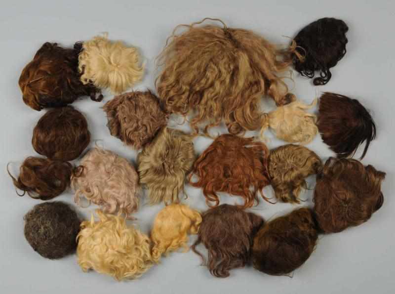 Appraisal: Lot of Doll Wigs Mix of antique and vintage wigs