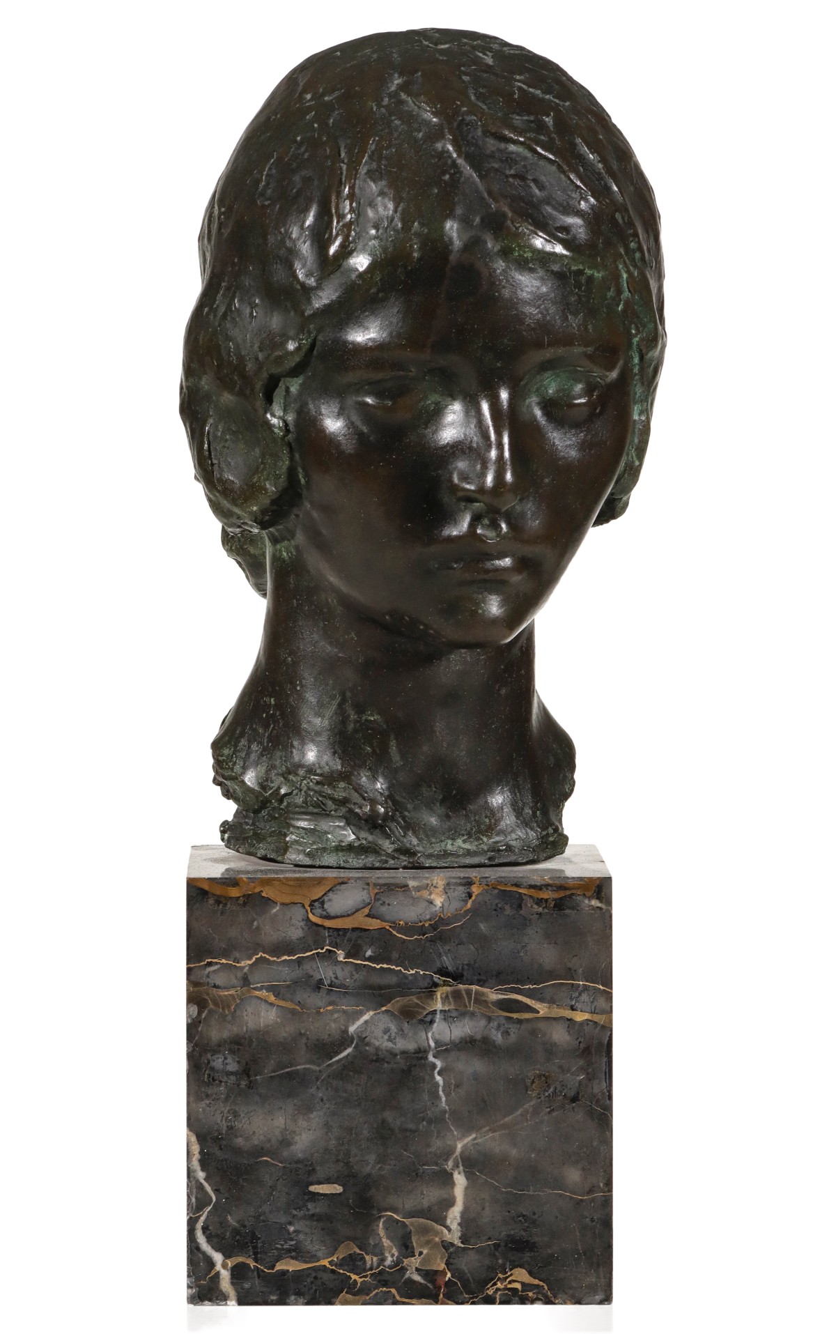 Appraisal: AMEDEO GENNARELLI - BUST OF A YOUNG LADYAmedeo Gennarelli -