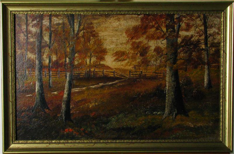 Appraisal: A Conner x Oil on Board Signed Lower Right depicting