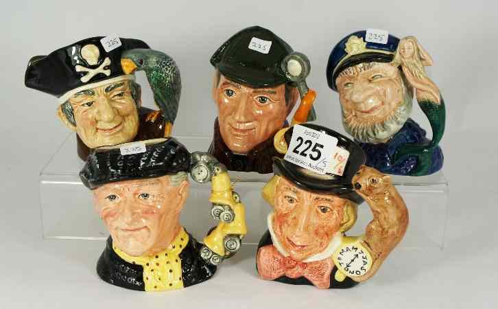 Appraisal: Royal Doulton Small Character Jugs Pearly King D The Sleuth