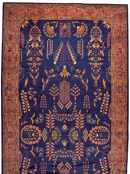 Appraisal: An Indian carpet India late th century size approximately ft