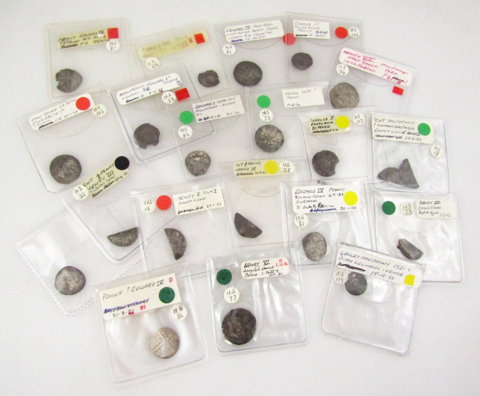 Appraisal: Various English hammered coins silver etc to include Henry II