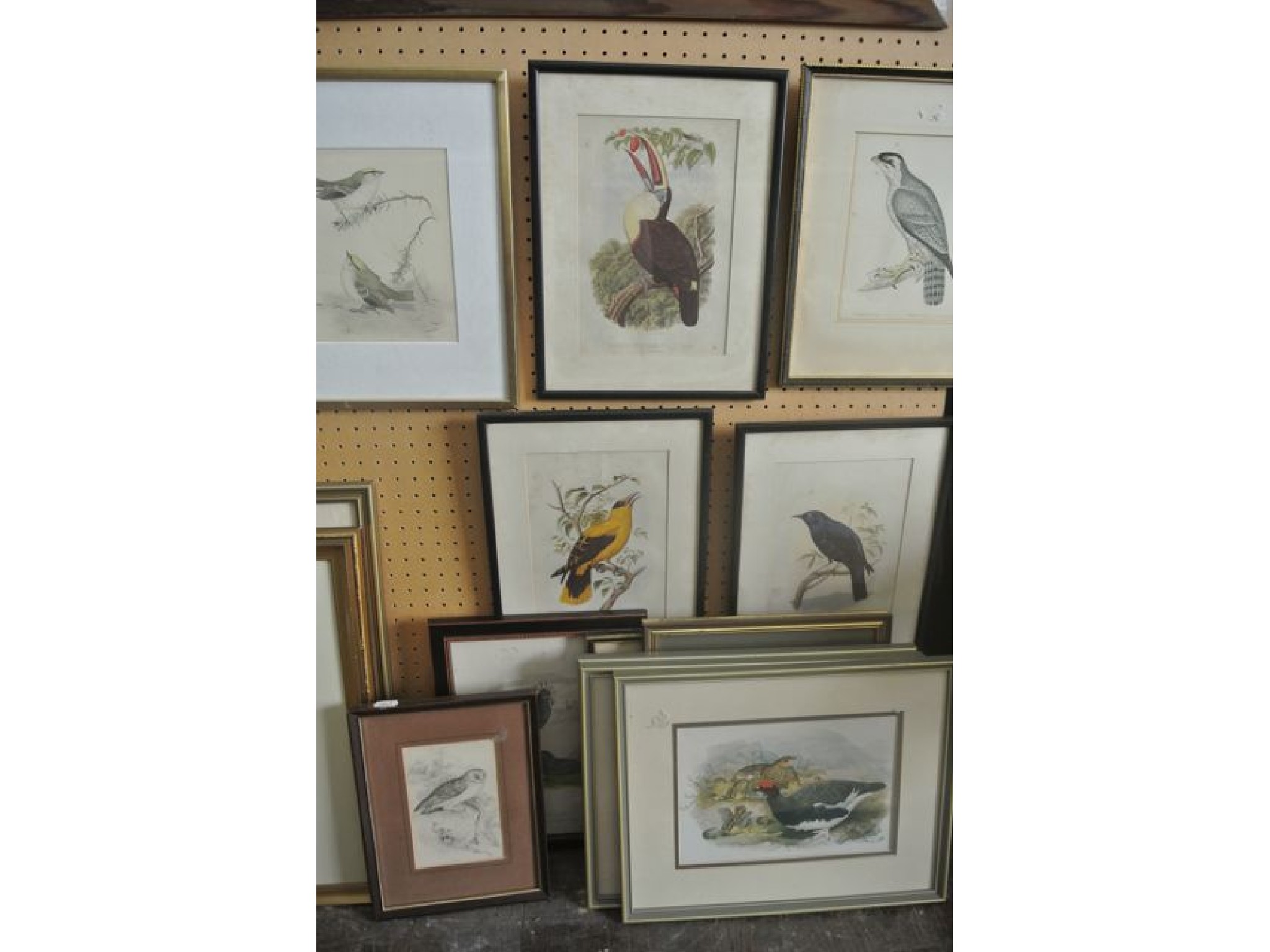 Appraisal: A collection of pictures and prints relating to ornithological subjects