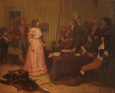 Appraisal: Artist Lapeyre Edmond Edouard French - Title The Republican Court